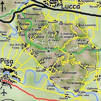 Monti Pisani e Lucchesia